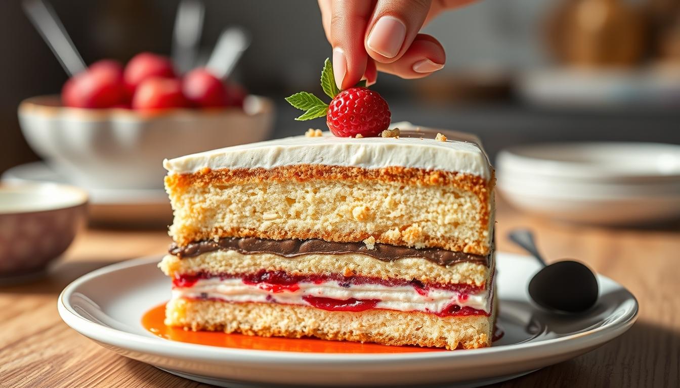 Balanced healthy meal prepared in a home kitchen